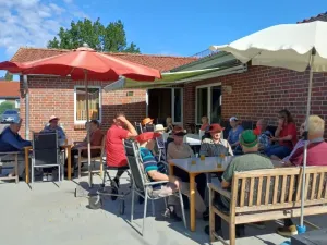 Grillen auf der neuen Terrasse im September 2025